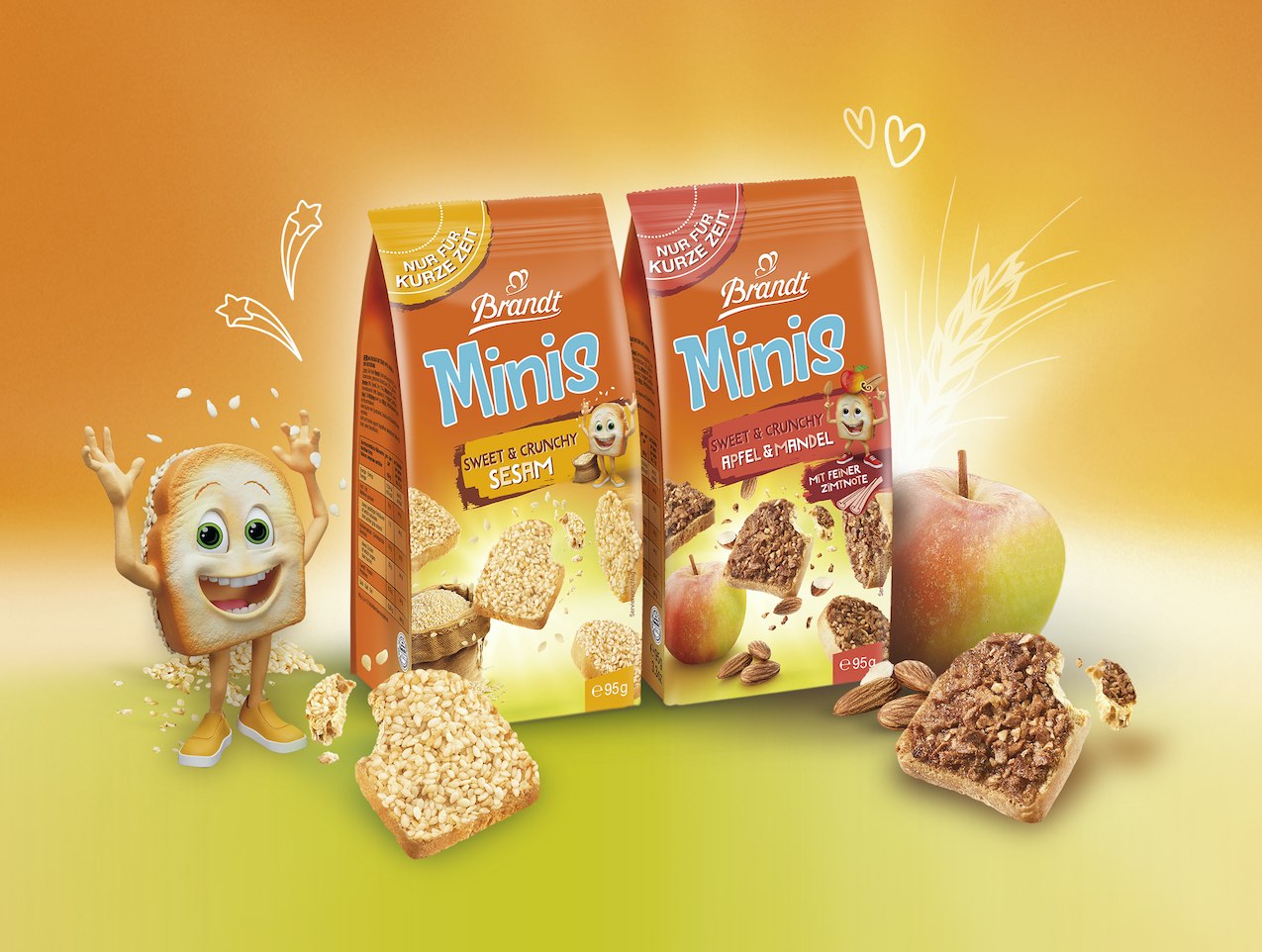 Pressebild Brandt Minis Sweet & Crunchy