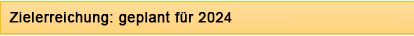 Zielerreichung: geplant für 2024